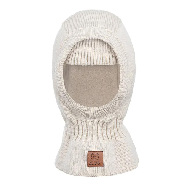 Cagoule beige doublé polaire