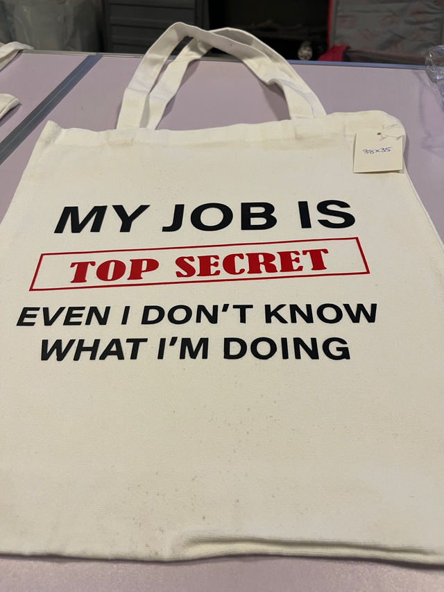 My Job Is Top Secret...