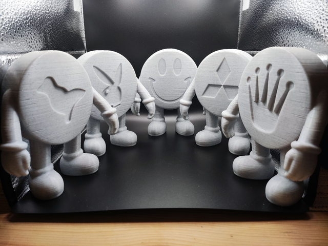 Mr Pill Men Set of 5