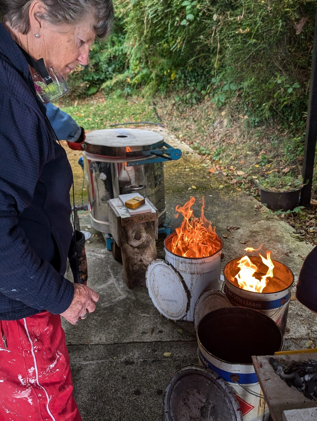 A Raku Firing - Pottery Workshop  25 October  10am - 3pm   