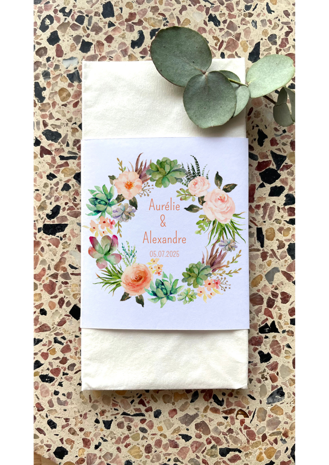 Étui à mouchoir &quot;Pia&quot; - Personnalisable