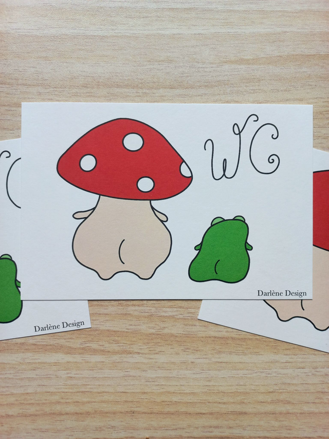 Champi-Fesse &amp; Grenouille - Illustrations