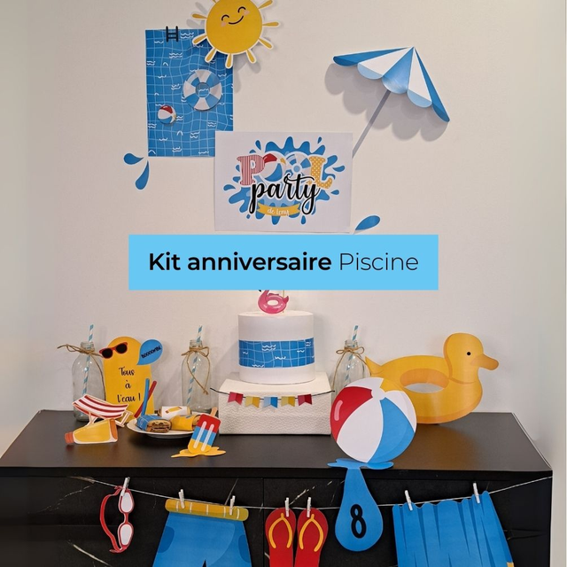Kit Anniversaire Piscine