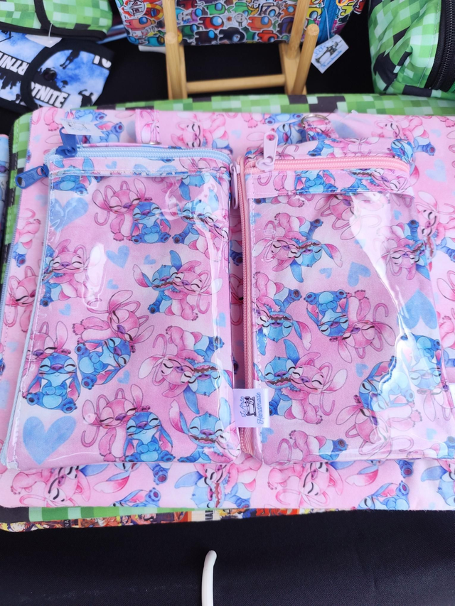 Bolsa dupla telemóvel Stitch 