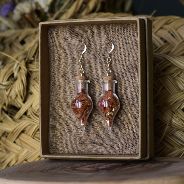 boucles fioles gold dagga