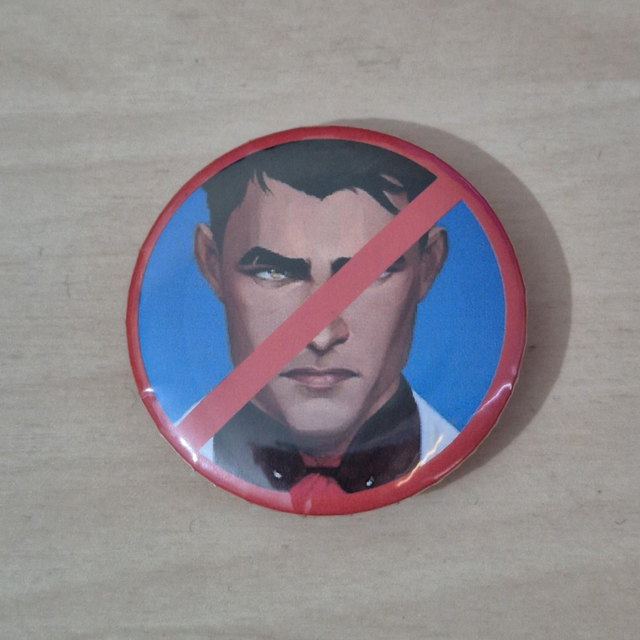 Button: Arcane - Jayce Red