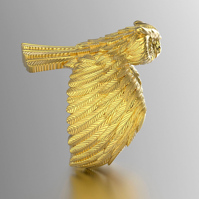 Ring Gold Owl