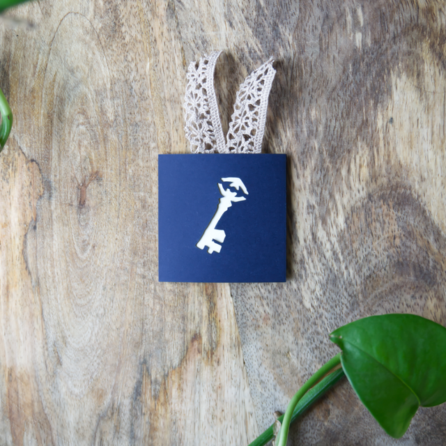 Mini-Carte Heroic Fantasy "Clé" (5 x 5 cm)