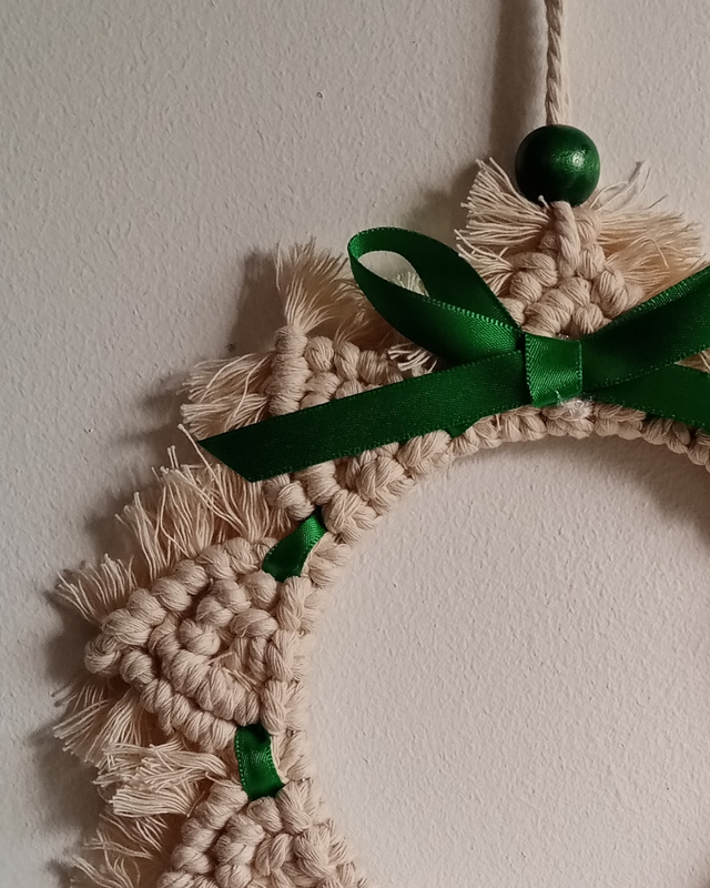Couronne en macramé