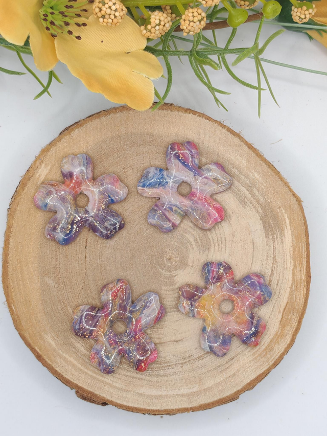 Fleurs Iles multicolore