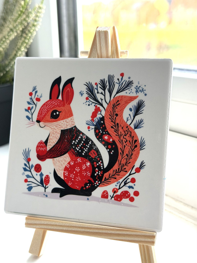 Scandinavian Coaster – Ceramic Animal Coasters