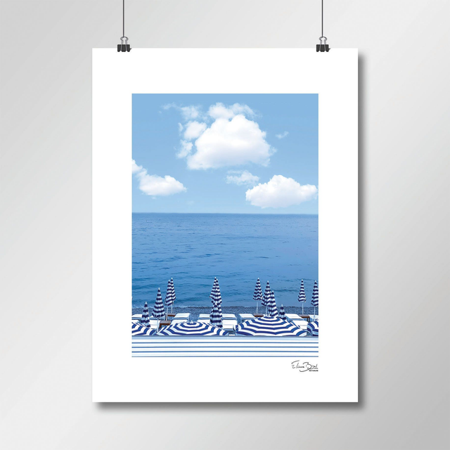 Affiche « Parasols de Nice » 