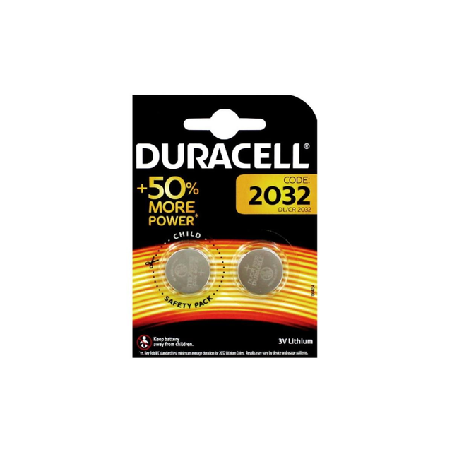 Duracell 3V Lithium Coin Cell Battery - Pack Of 2