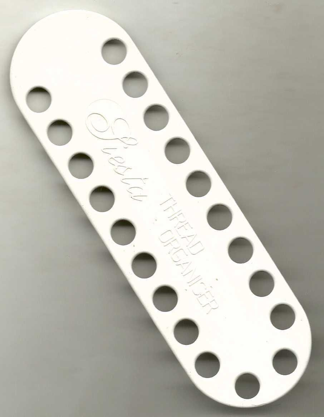   Plastic Thread Organiser with 20 Holes - Strong and Reusable