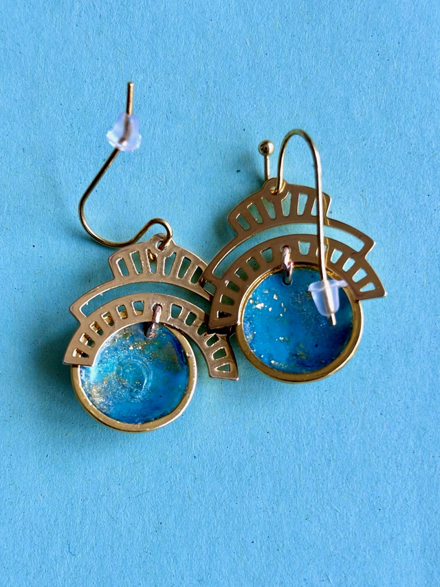 Boucles « Calice lunaire »