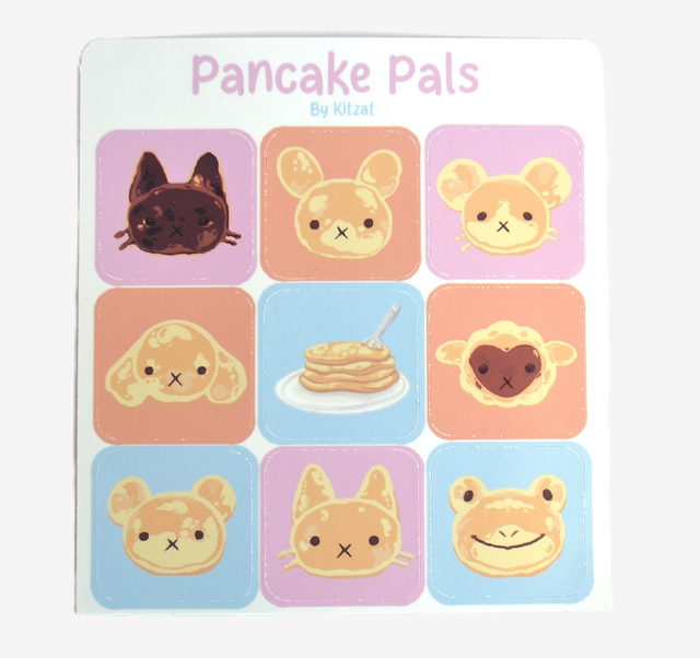 Mink Stickersheet: Pancake Pals