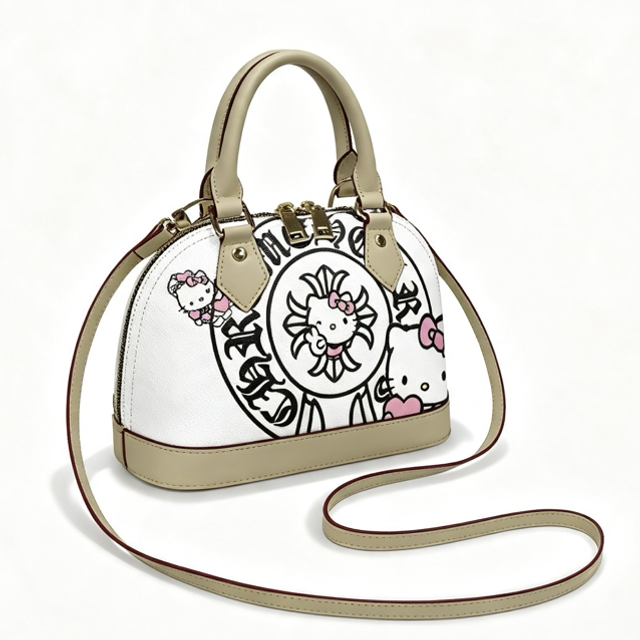 HK x CH White Shell Bag