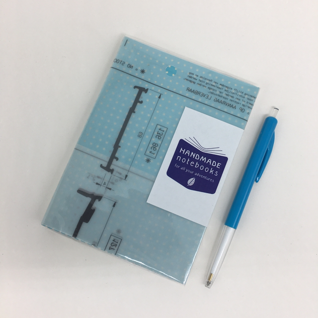 Handmade notebook (blue)