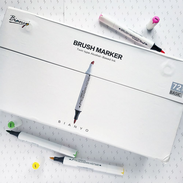 Bianyo Brush Markers 72pc Set