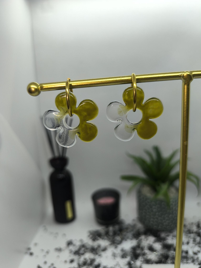 Pampilles interchangeables BORA transparent et kaki