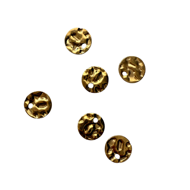 petit médaillon martelé 