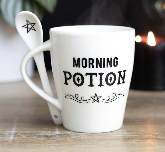 Morning Potion Mug &amp; Spoon Set