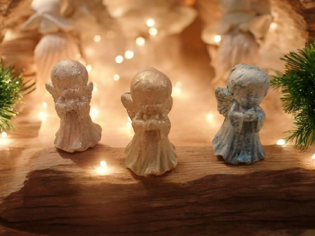 Lot de 2 petits anges