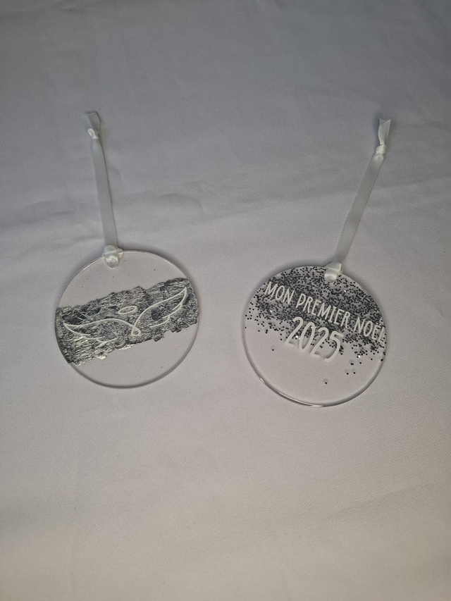 Boule de Noël plate