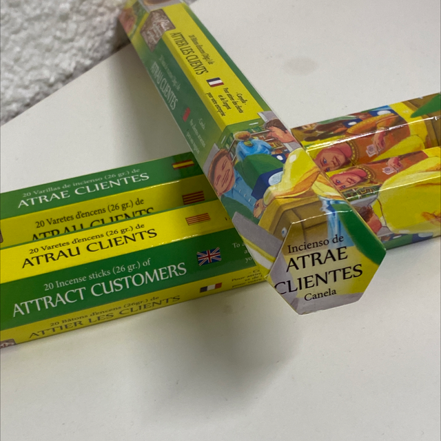 Incienso Atrae clientes