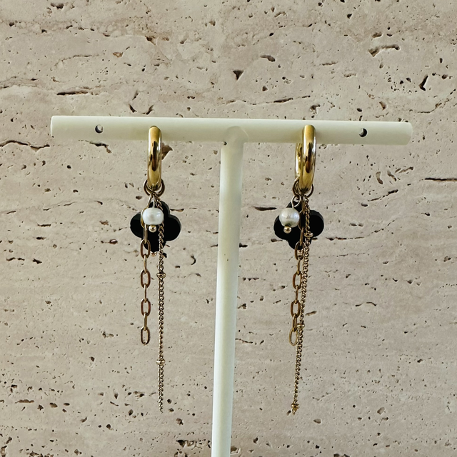 Klaver hanger zwart 