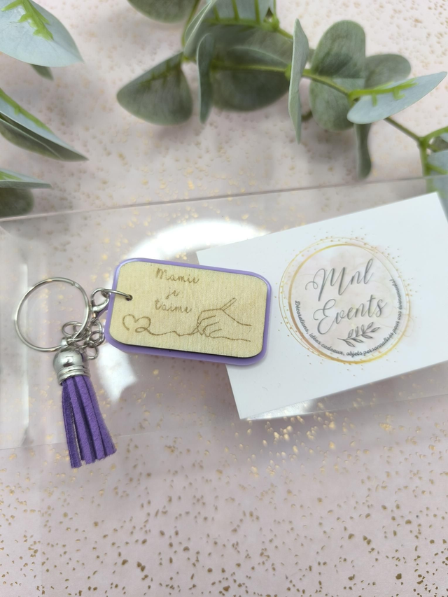 Porte clefs "Mamie je t'aime"