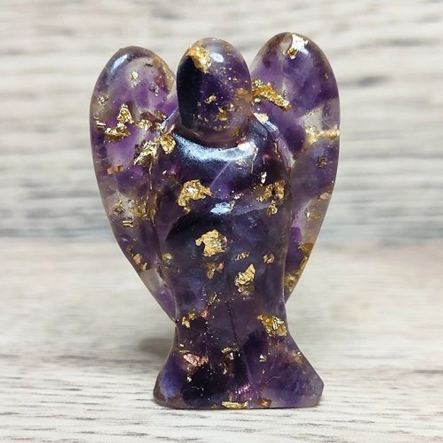 Ange orgonite améthyste 