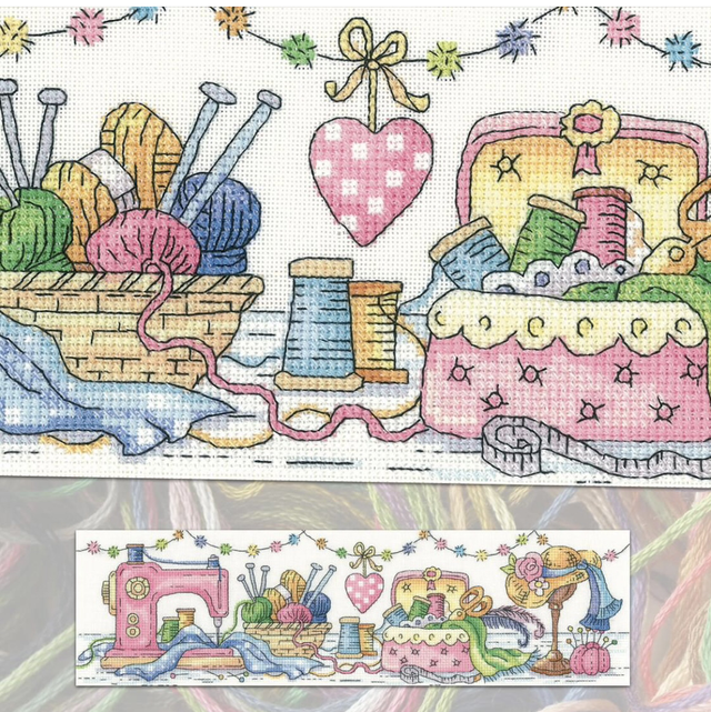 Heritage Crafts Karen Carter Collection Cross Stitch Kit - The Sewing Room
