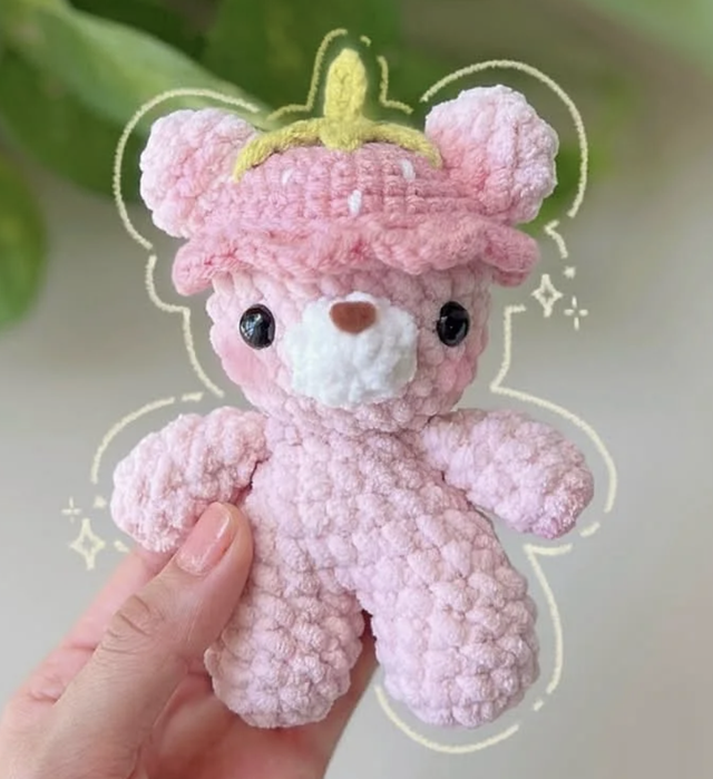 🍓🐻 Ourson Fraise 🍓🐻