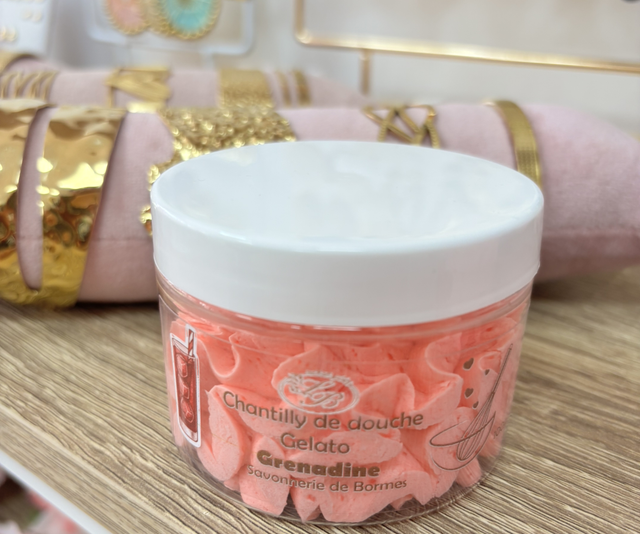 Chantilly de douche grenadine 