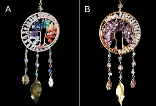 Attrape soleil arbre de vie 7 chakras 