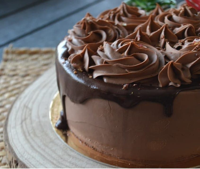 Layer cake chocolat cerise SG