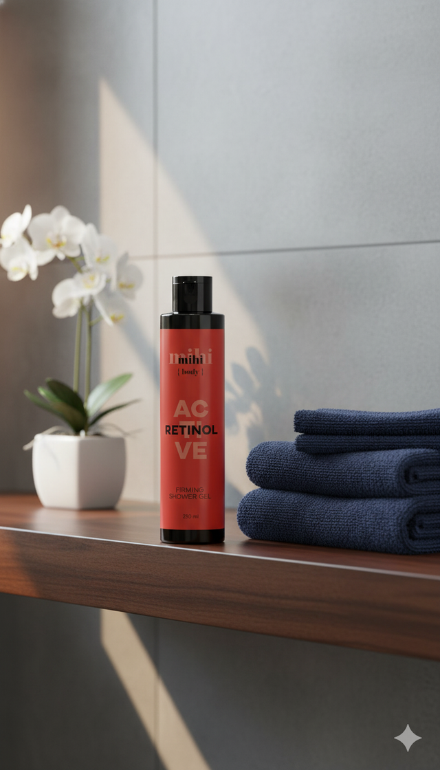 Gel douche raffermissant retinol active (Mihi)