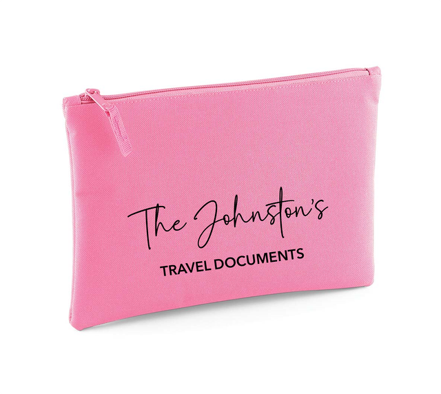 Travel Pouch - True Pink