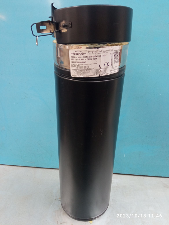 élément départ plafond LG 500 D100 NOIR - 2PTGEDPS100NO