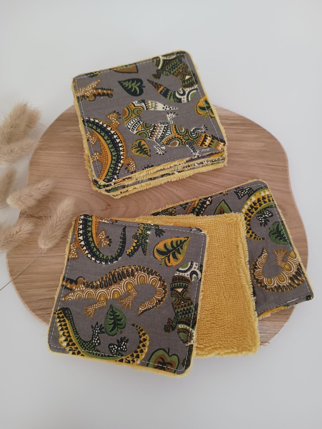 Pack de 5 cotons lavables démaquillants