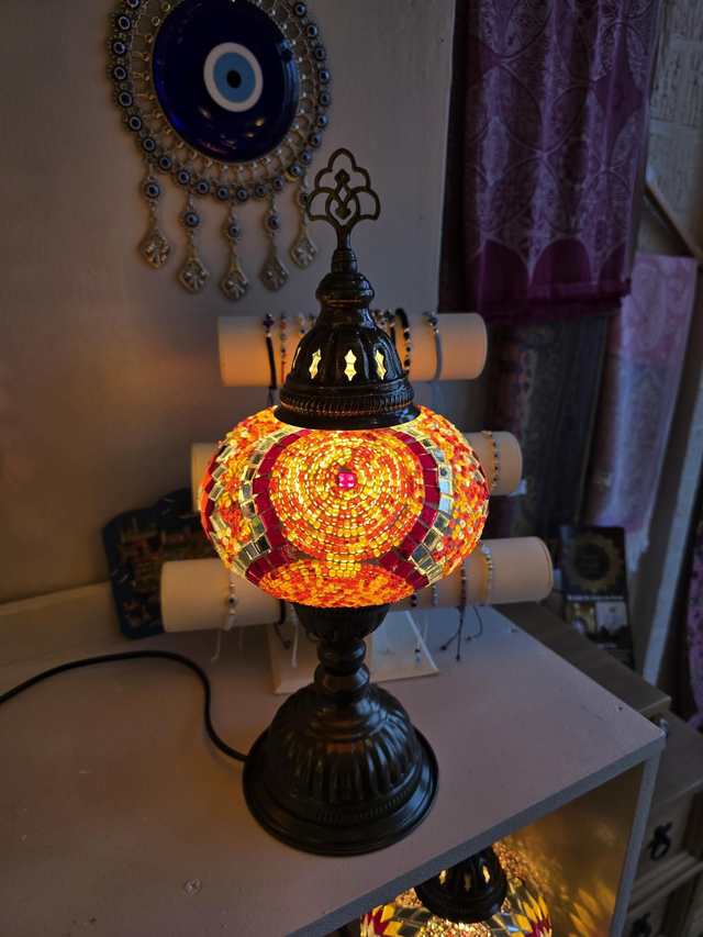 Large Mosaic Table Lamp