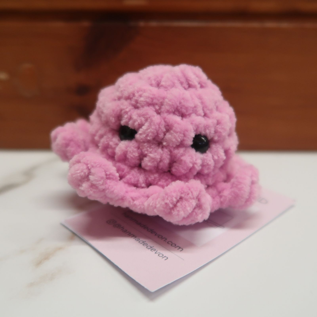 Crochet Mini Octopus Plushie