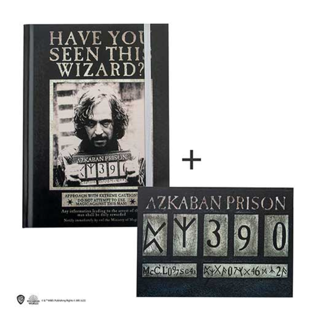 Carnet rigide et marque-page - Sirius Azkaban