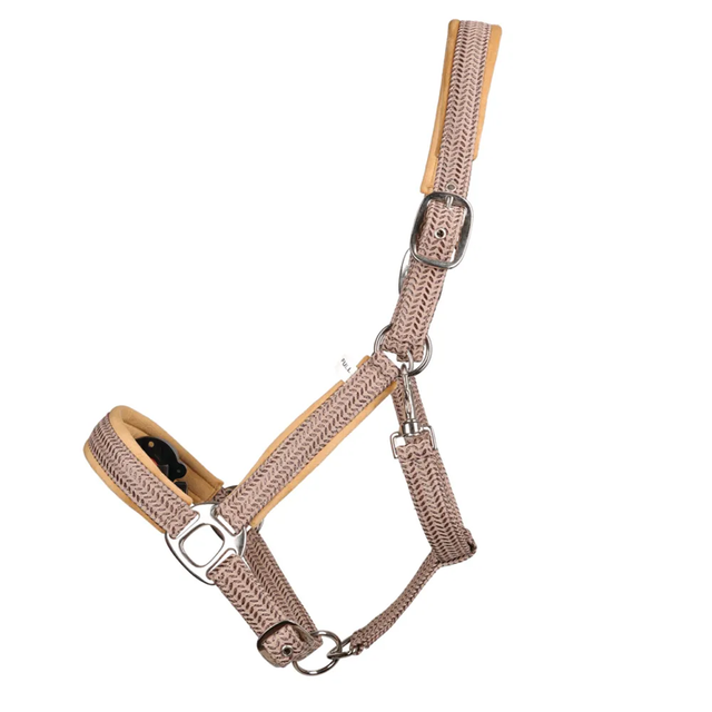 HY Mermaid Shimmer Head Collar & Lead Rope TAUPE