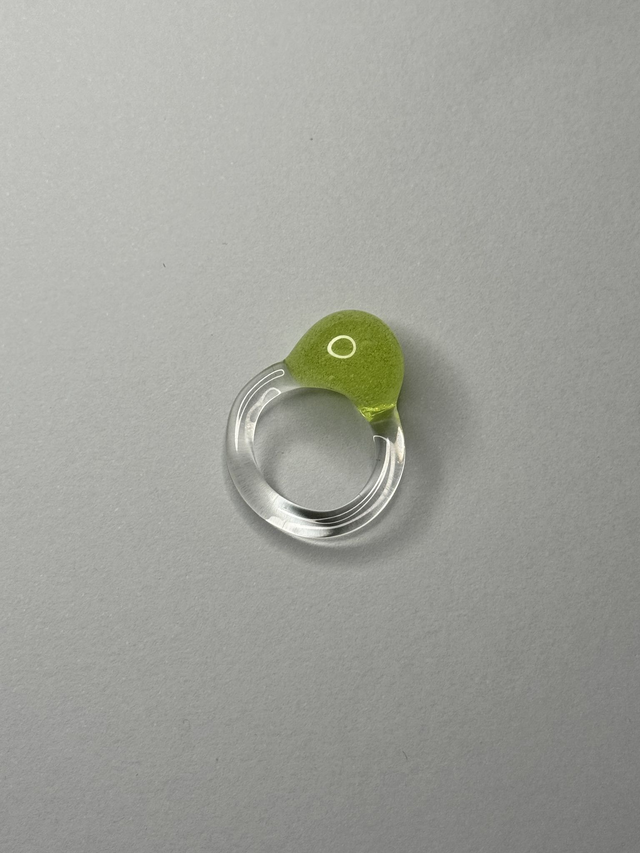 SUSPIRO VERDE - GLASS RING