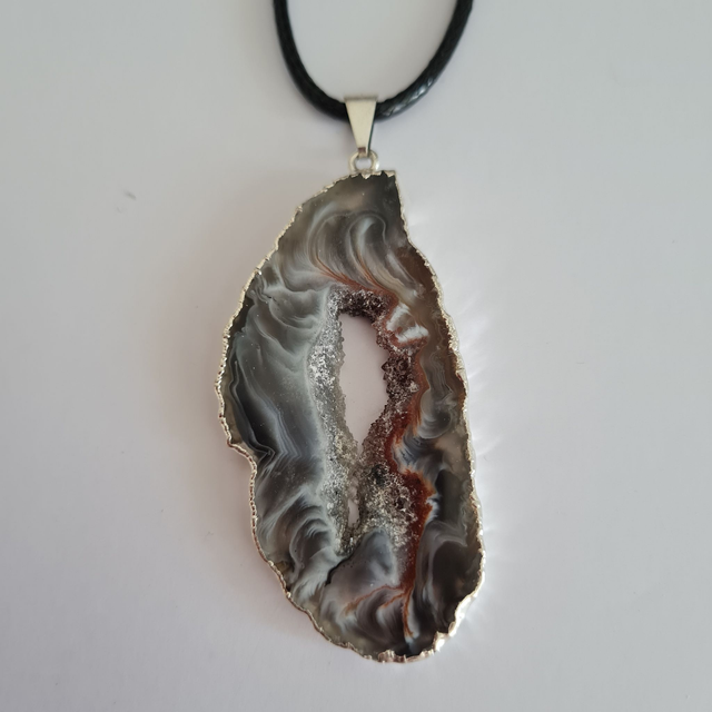 pendentif tranche d'Agate