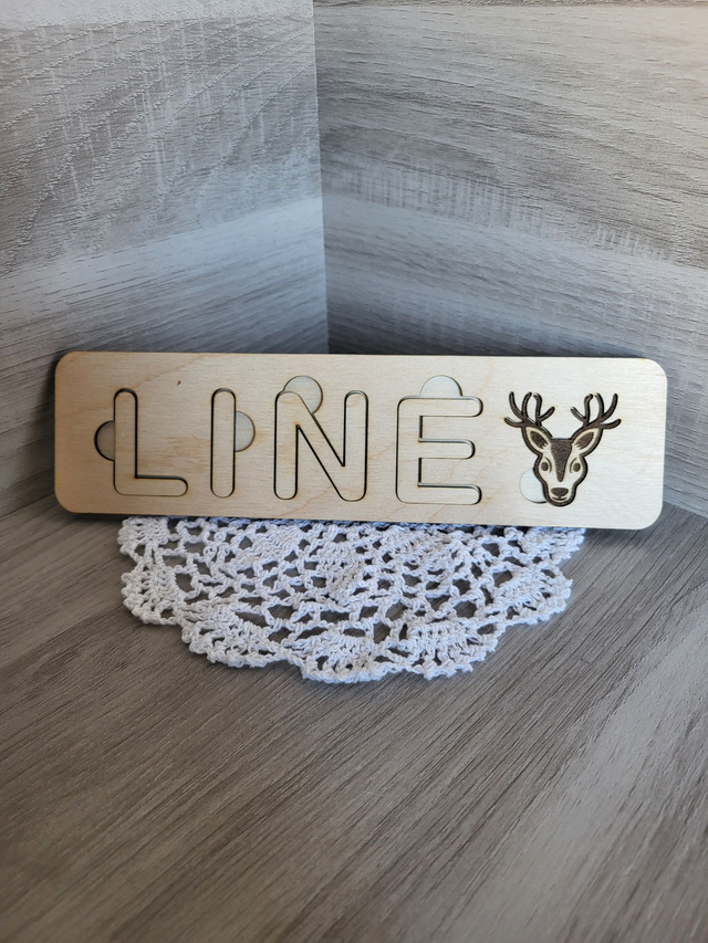 Puzzle en Bois prénom