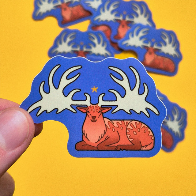 Mégaceros - sticker 