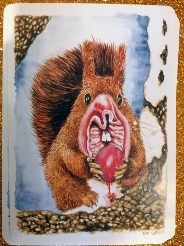 L'écureuil et son gland